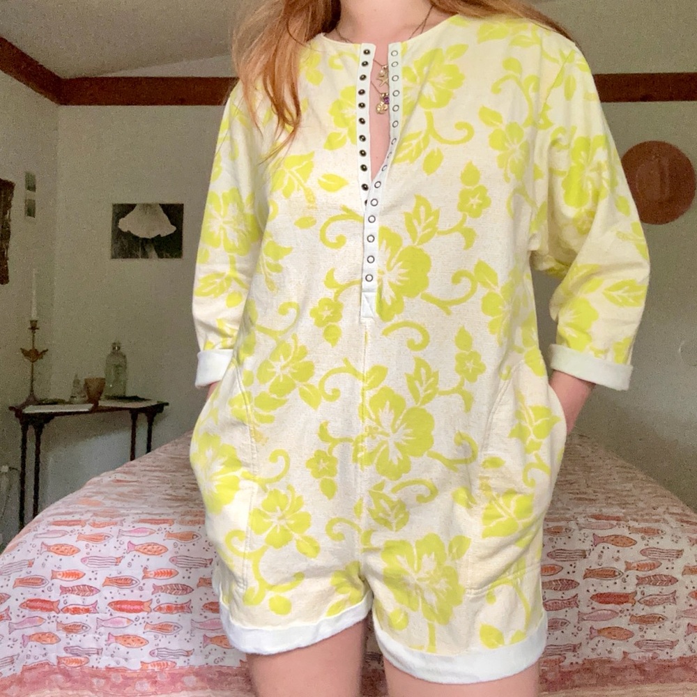 UO floral romper playsuit